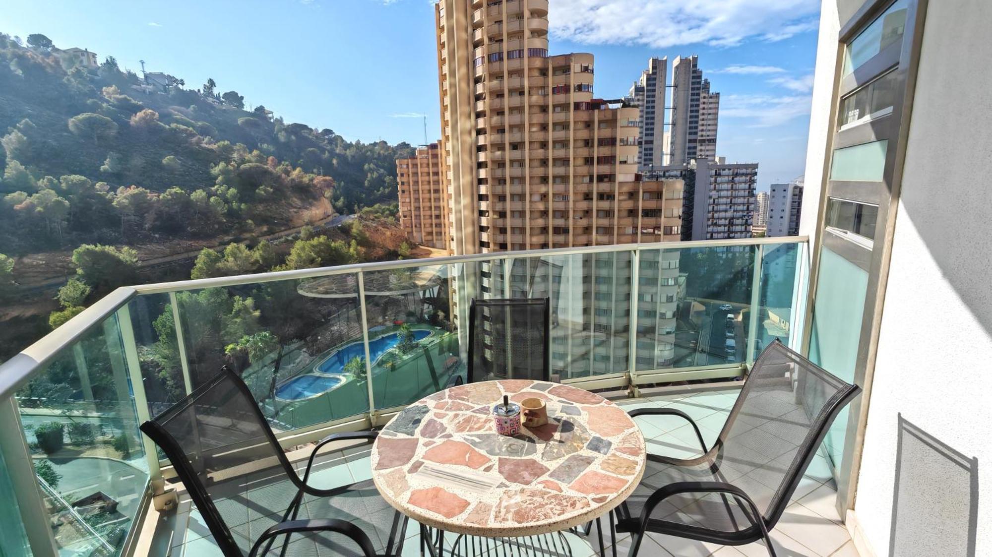 Skyline 5 Apartment With Private Balcony And Nice Views Benidorm Eksteriør bilde